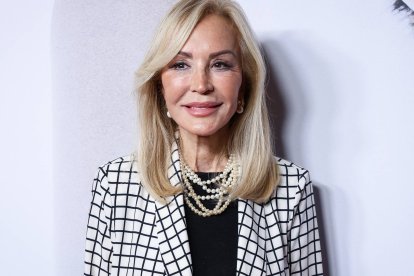 Carmen Lomana, icono del estilo y la elegancia, durante una aparición pública en Madrid