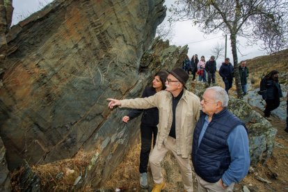 Gonzalo Santonja con Edual Carbonell.