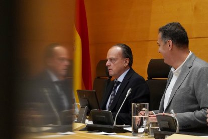 El presidente del Consejo de Cuentas de Castilla y León presenta el Informe “Fiscalización conjunta con el Tribunal de Cuentas del programa para la digitalización del sistema educativo en el marco del Plan de Recuperación, Transformación y Resiliencia, ejercicio 2022”.