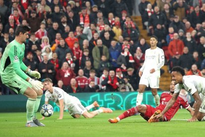 Courtois lo paró casi todo. Pero no pudo con una acción de Mac Allister en el minuto 61 que supuso el 1-0 para el Liverpool.