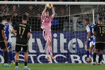 Ángel Jiménez sólo ha encajado un gol en la Liga.