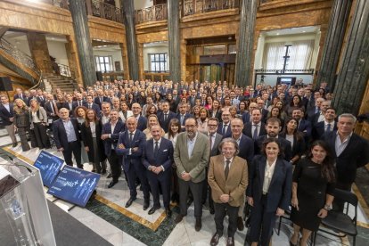 La convención de directivos de la Territorial Noroeste de Banco Sabadell, con Junceda al frente.