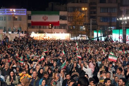 Imagen de una manifestación en Irán.