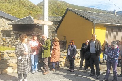 Uno de los puntos donde se colocó el código QR en Sosas.