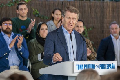 El presidente del PP, Alberto Núñez Feijóo.