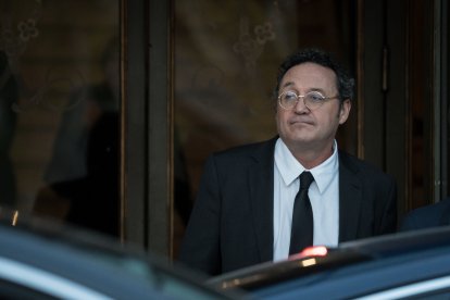 El fiscal general del Estado, Álvaro García Ortiz, a su salida del Tribunal Supremo, a 12 de noviembre de 2025, en Madrid (España). 