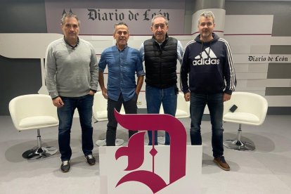 Óscar Díez, Ángel Fraguas, Juan Simón y Raúl Castro en ‘El VARDiario’.