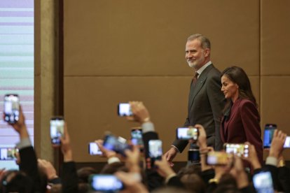 Los Reyes, durante su viaje de Estado a China.
