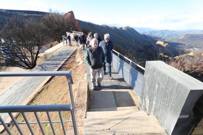 El mirador está totalmente reconstruido.