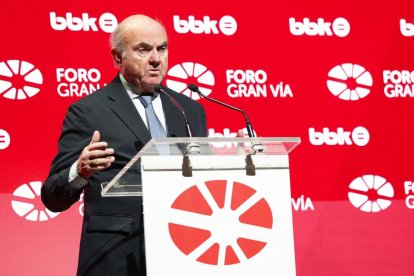 El vicepresidente del BCE, Luis de Guindos.