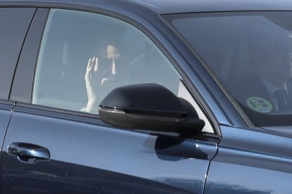 Juan Carlos I asiste al almuerzo familiar por el 50 aniversario de la Monarquía.