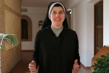 Sor Marta en un vídeo subido a sus redes sociales.