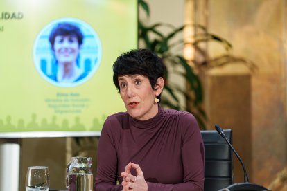 La ministra de Inclusión, Seguridad y Migraciones, Elma Saiz.