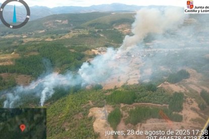 Imagen capturada de un vídeo difundido por la Junta de Castilla y León.
