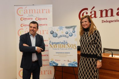 Javier Morán y Vanesa Capilla en la presentación