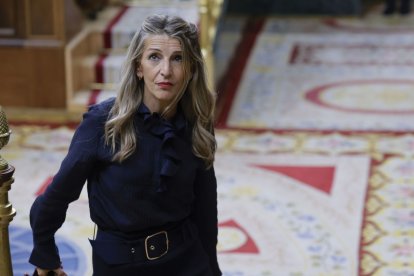 La vicepresidenta segunda del Gobierno,Yolanda Díaz.