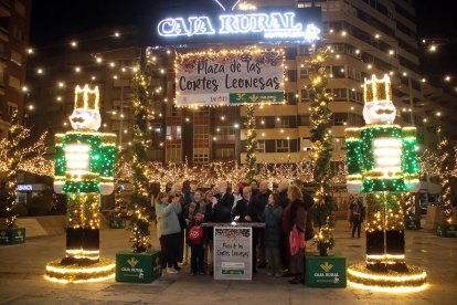 Encendido de las luces de Navidad en León 2025.