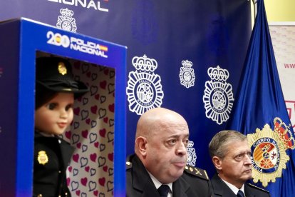 El jefe Superior de la Policía Nacional en Castilla y León, Juan Carlos Hernández Muñoz, prese.