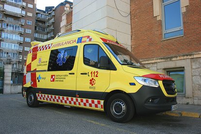 Una ambulancia del Sacyl.