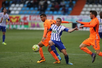 Partido Deportiva-Llagostera de la Liga 2015-2016, la del contencioso ganado por el Madrid.