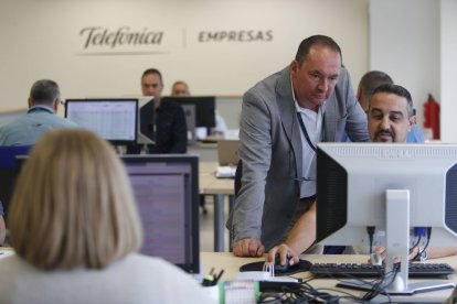 El centro C4IN de Telefónica en León.