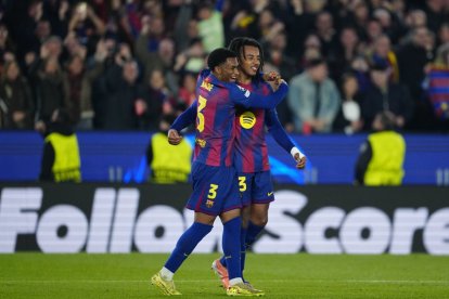 Kounde fue el artífice de la remontada del FC Barcelona.