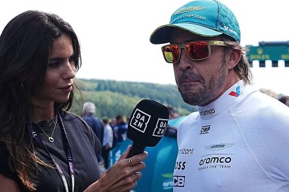 Fernando Alonso y su pareja Melissa Jiménez