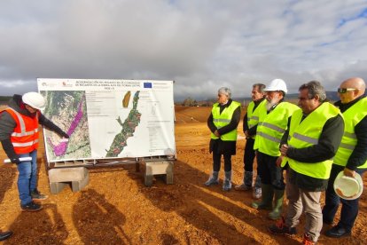 La Junta invierte 20,5 millones de euros en las obras de modernización del regadío de la Ribera Alta del Porma (León).