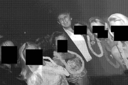 Imagen de Donald Trump publicada por los demócratas.