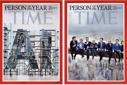 Las personas del año 2025 para la revista Time.
