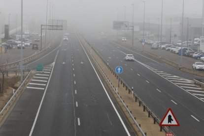 Niebla en la N-120.