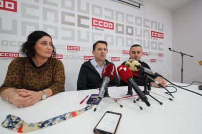 Rueda de prensa de CC OO para hacer balance.