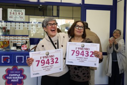 Administración bañezana donde se ha vendido el Gordo.