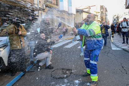 Uno de los agraciados con el premio Gordo de la Lotería de Navidad.