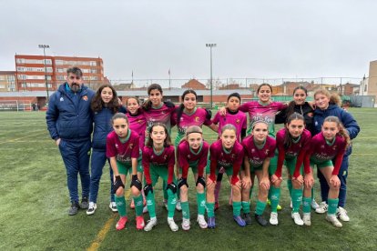 El Atlético Trobajo de la categoría infantil-alevín.