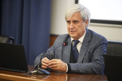 Juan José Baiola, en una de sus últimas visitas a León.