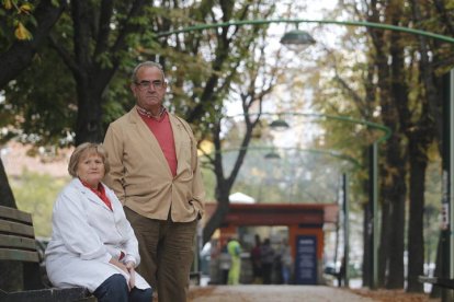 Cecilio, junto a su mujer, en una imagen de archivo