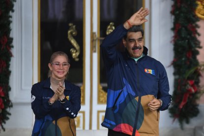 Nicolás Maduro y su mujer, Cilia Flores.