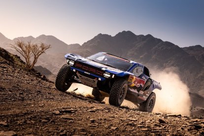 Carlos Sainz en su Ford en esta edición del Dakar.