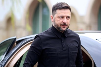 El presidente de Ucrania, Volodímir Zelenski, en una imagen reciente. EFE/EPA/GEORGE CHRISTOPHOROU.