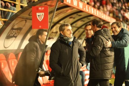 Ernesto Valverde, el preparador del equipo bilbaíno.