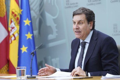 El consejero de Economía, Carlos F. Carriedo.