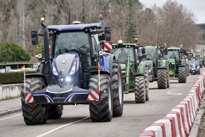 Tractorada de Unaspi este jueves en Valladolid.