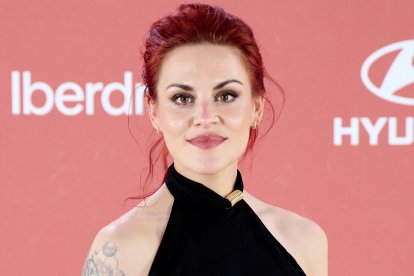 La astronauta y bióloga molecular Sara García Alonso, durante una aparición pública reciente en Madrid