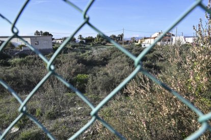 Zona restringida de acceso en Palomares, donde en 1966 se produjo un accidente radiactivo.
