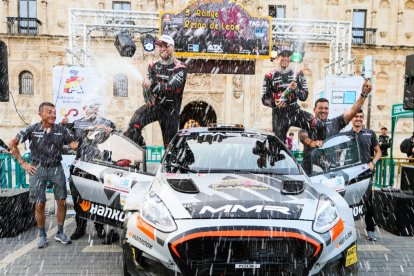 Gil Membrado y Alejandro López ganaron el Rallye Reino de León el pasadoi año.