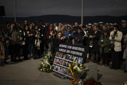 Archivo (15/02/2025).- Los familiares de las 21 víctimas del hundimiento recuerdan a los fallecidos este sábado en Marín, cuando se cumplen tres años del naufragio del pesquero Villa de Pitanxo en aguas de Terranova. EFE/ Brais Lorenzo.