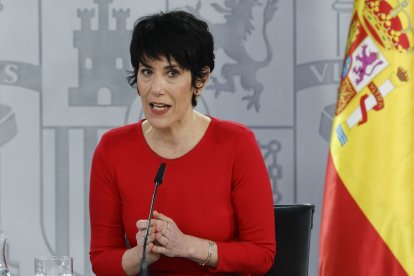  Elma Saiz, ministra de Inclusión, Seguridad Social y Migraciones y portavoz del Gobierno.