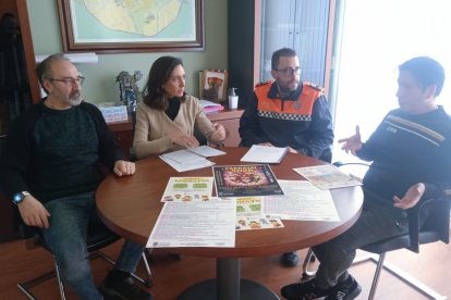 Un momento de la reunion sobre el Carnaval.