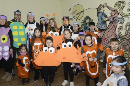 Carnaval del colegio de El Burgo Ranero.